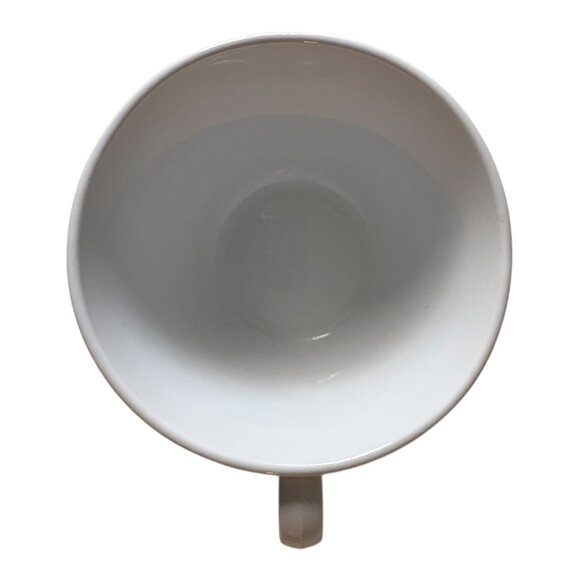 Corelle White Green Crazy Daisy Floral Coffee Tea Cup Mugs Set of 4 Made in USA - Picture 2 of 6